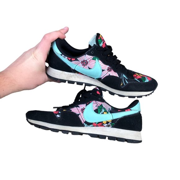 RARE Nike Air Pegasus 83 Aloha Print Black Hawaii Size 7.5 - Picture 2 of 13